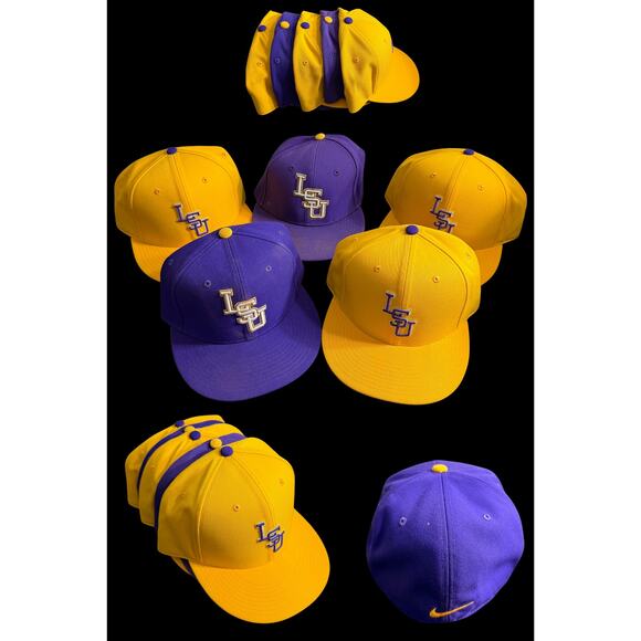 LSU Hat Bundle – 5 Hats (Gold & Purple) – 2025 National Championship Team - Picture 1 of 5